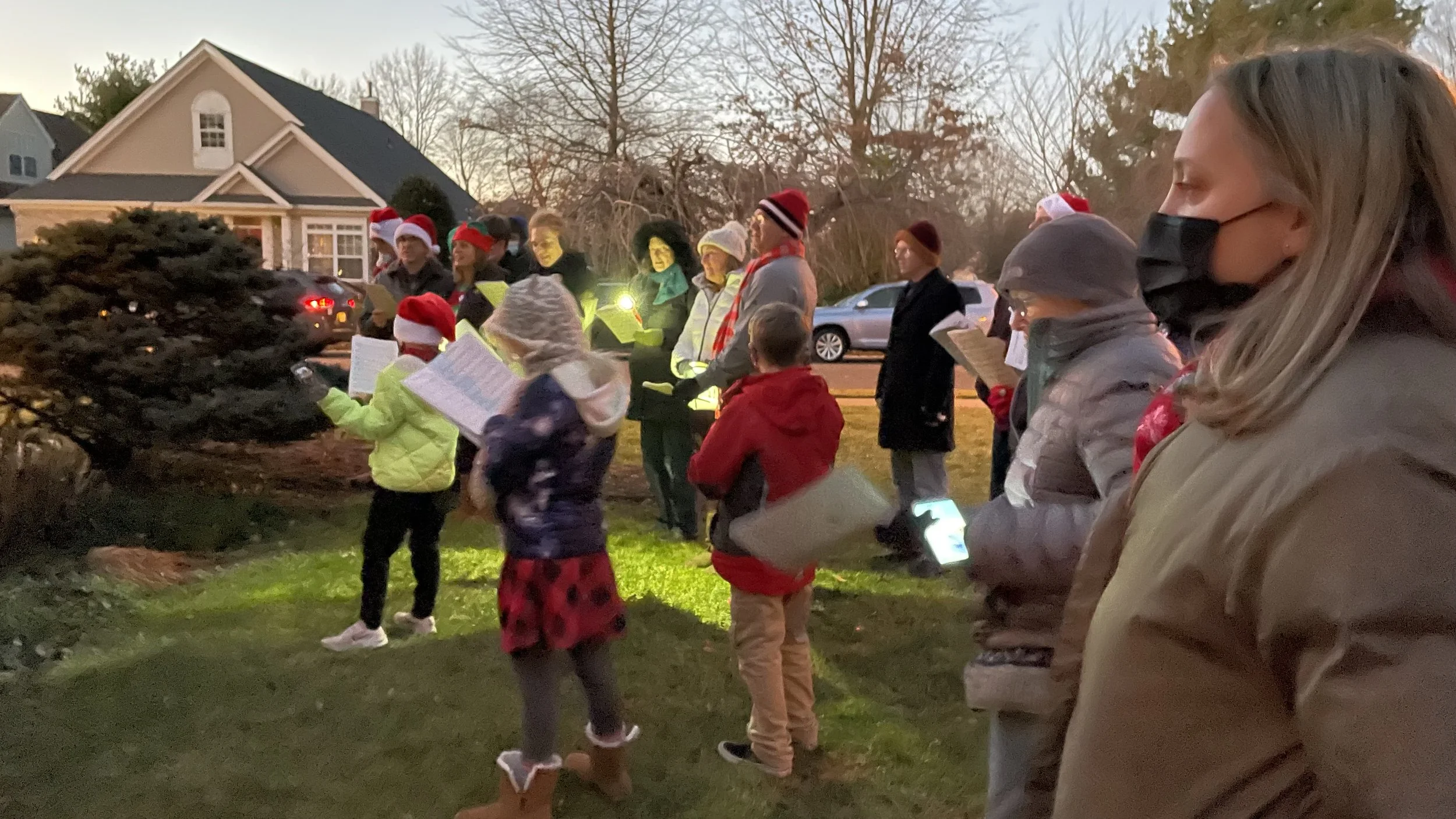 Christmas Caroling December 17, 4 pm