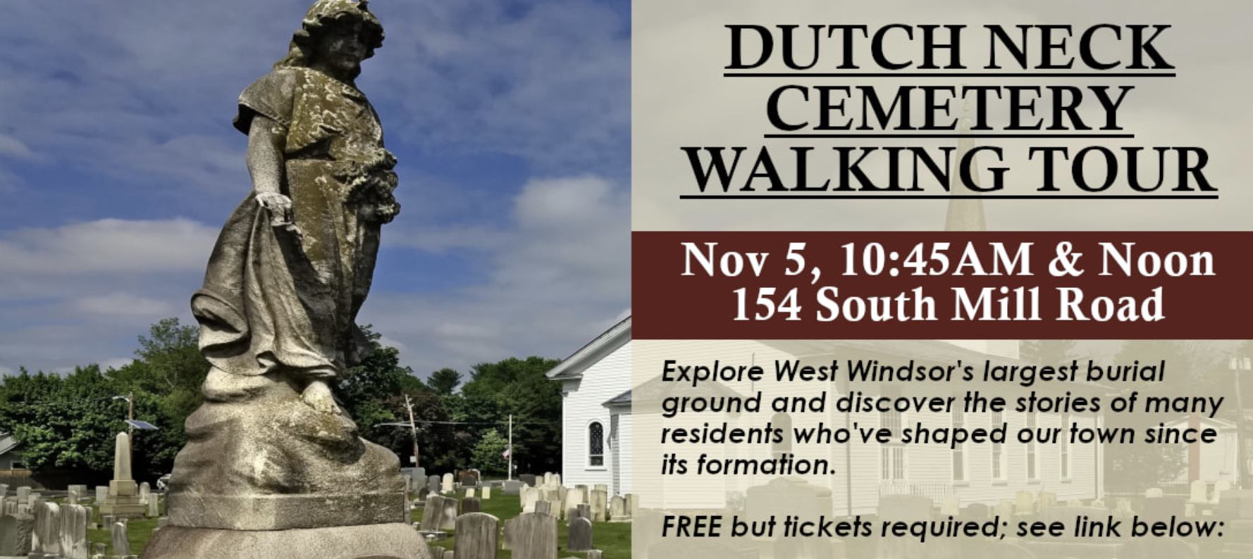 DUTCH NECK CEMETERY WALKING TOUR