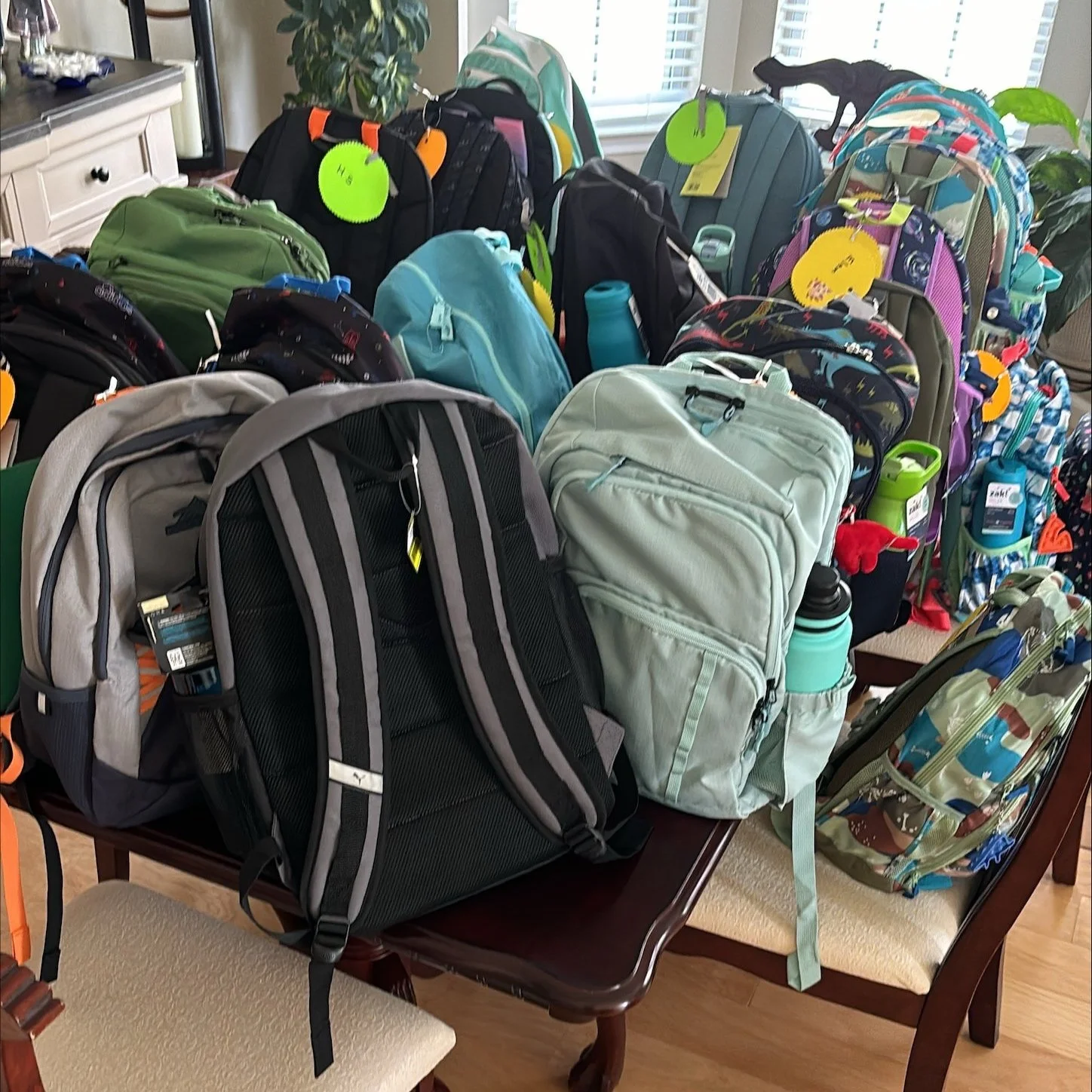 Backpacks for the Children’s Home Society Kinship program