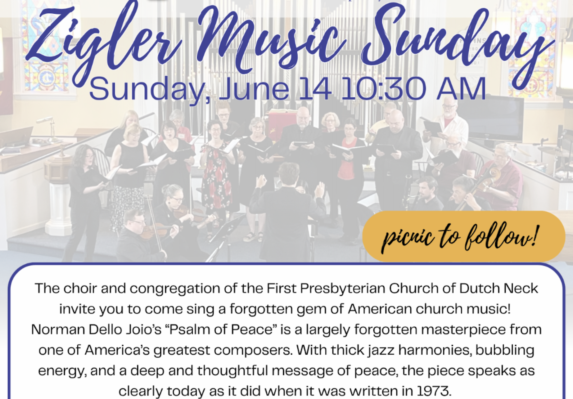 Zigler Music Sunday June 14 10:30