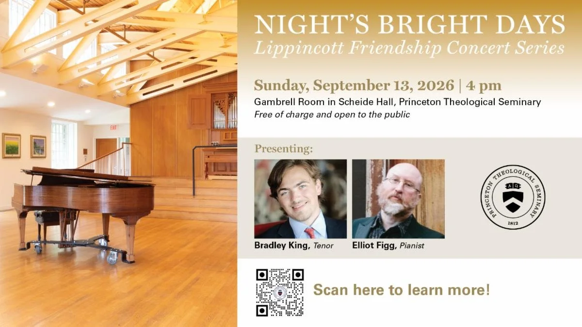 Princeton Theological Concert Sept 13 4pm