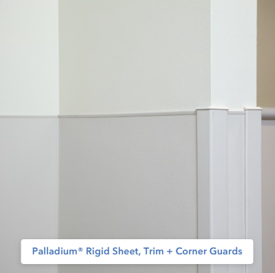 Inpro rigid vinyl wall sheet installation supplied in the UAE by Bluedge