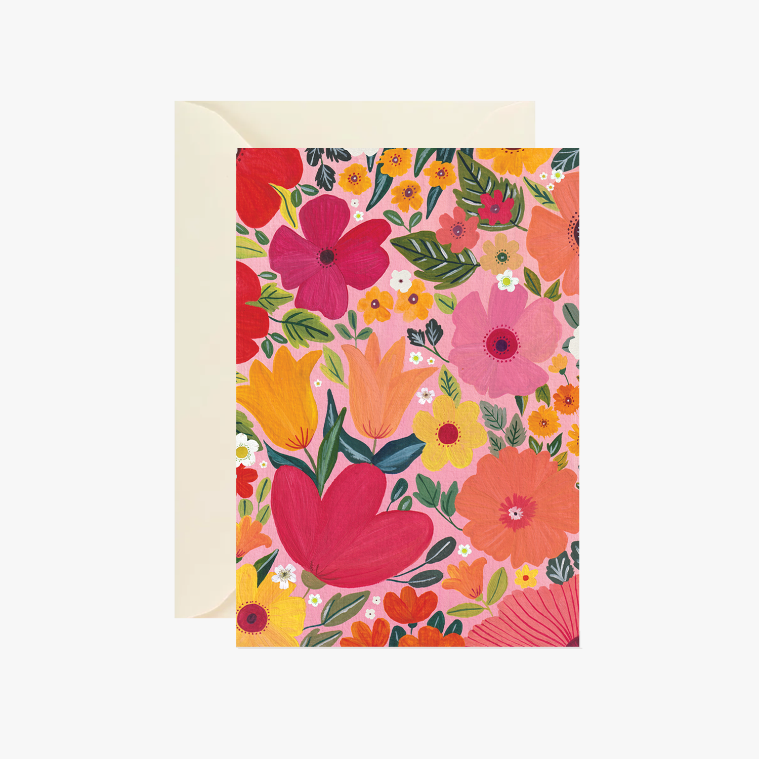 carte postale fleurs d' automne