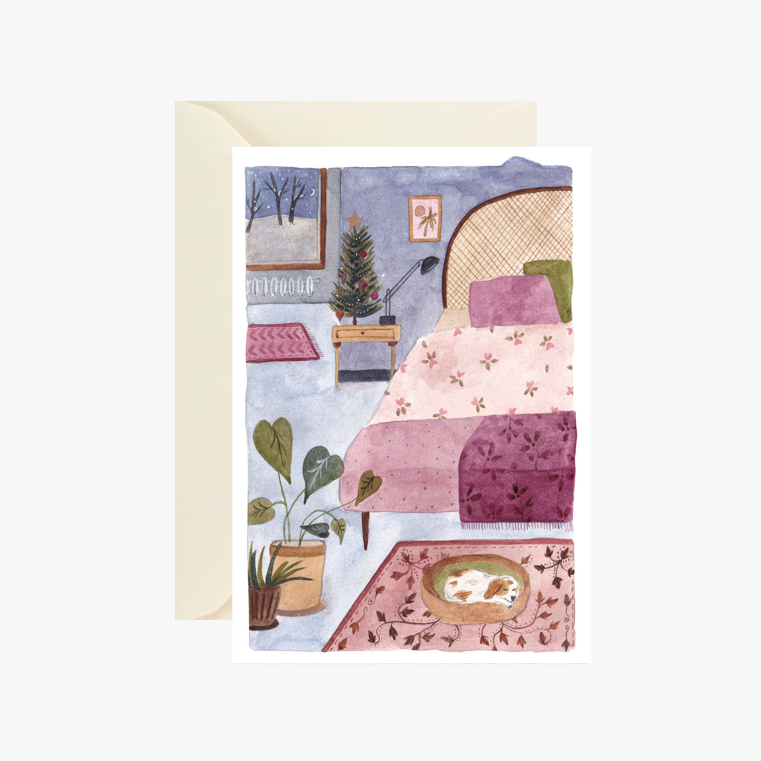 carte postale noël hiver