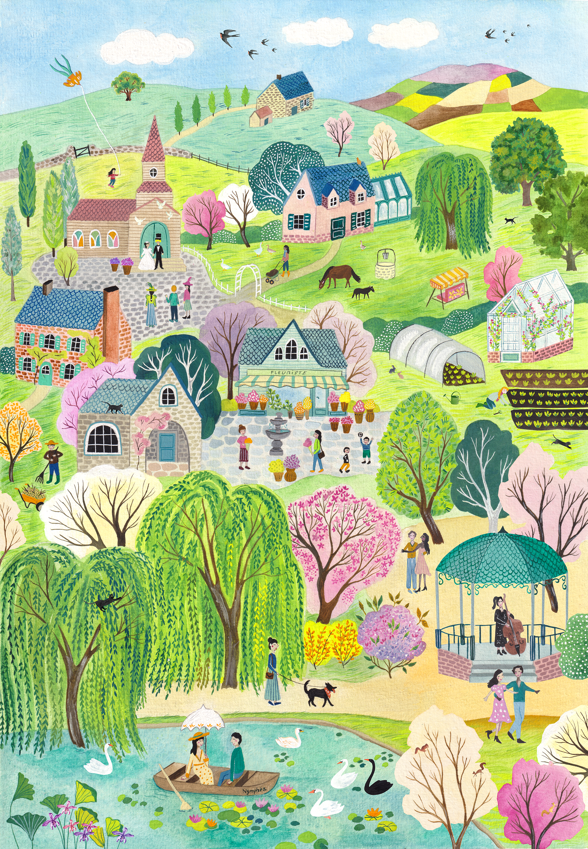 sonia cavallini illustration aquarelle