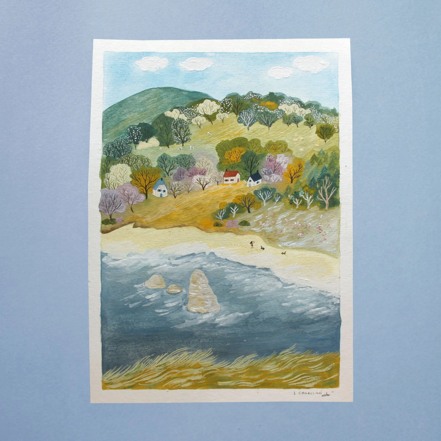 peinture La mer qu'on voit danser