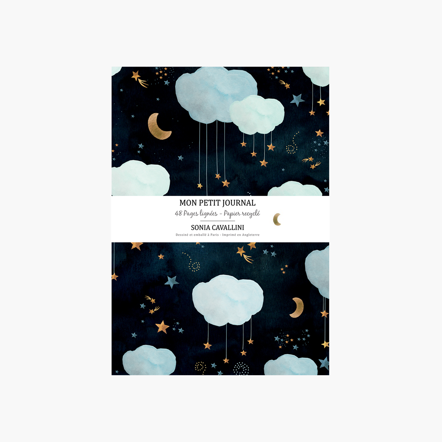 carnet A6 nuages