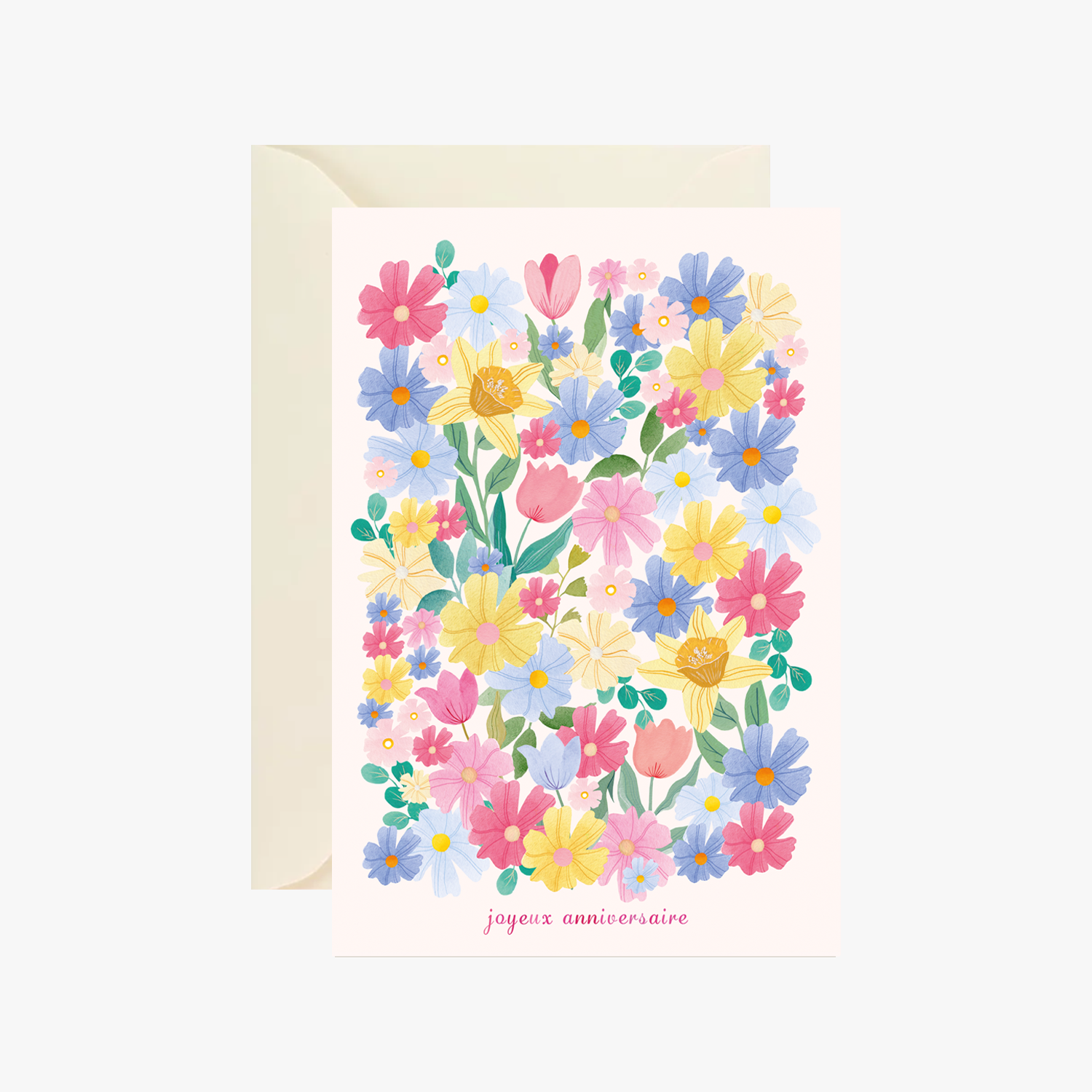 carte postale joyeux anniversaire