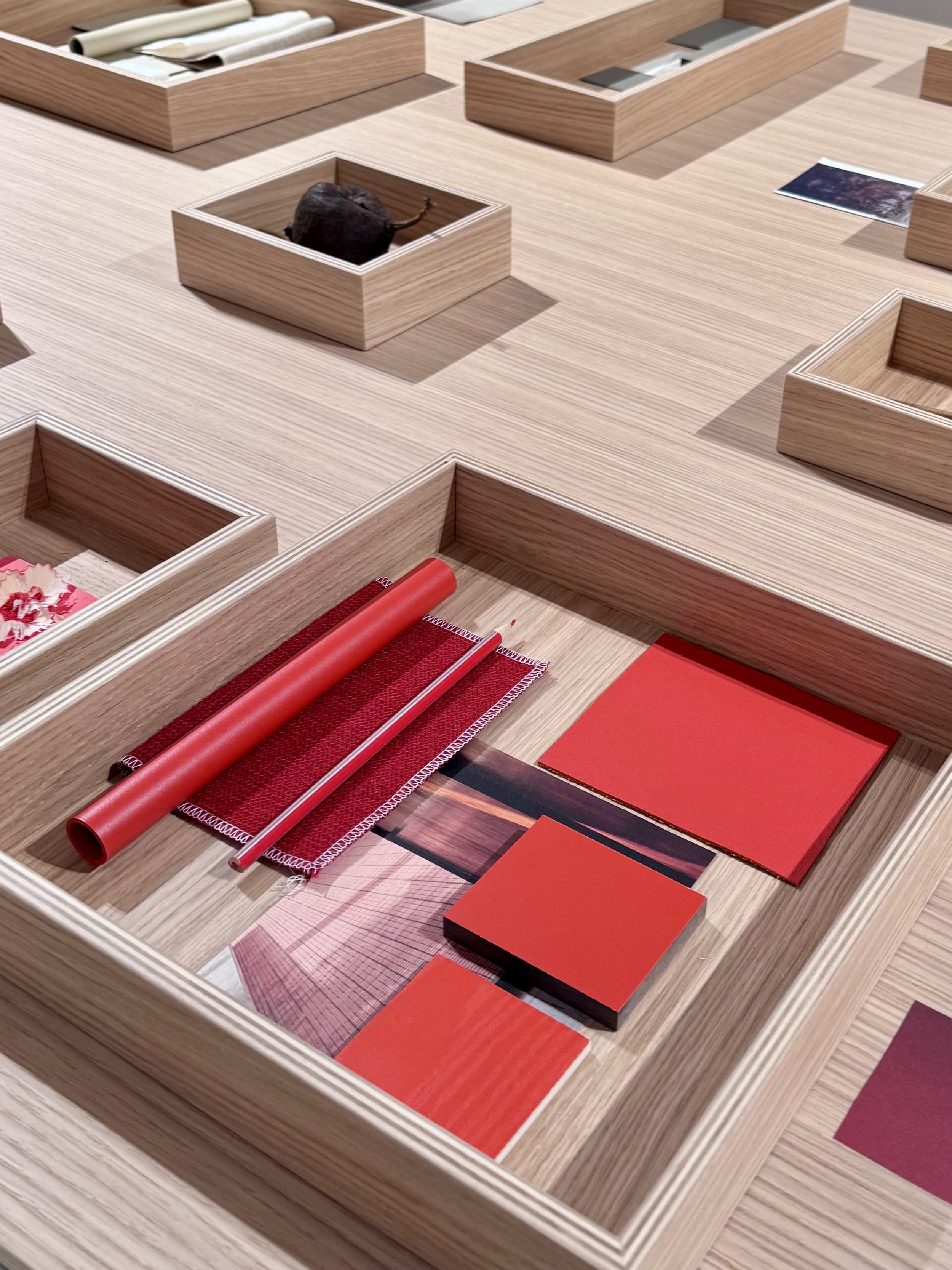 Sample boxes at @lapalmadesign 
