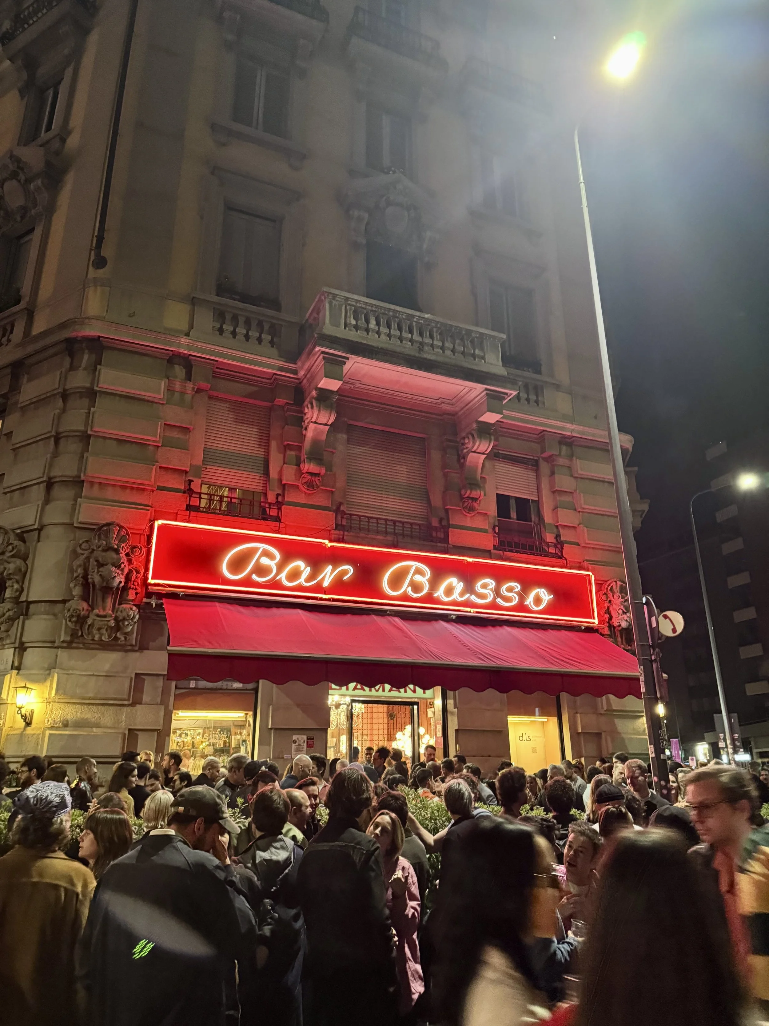 And one too many negronis at Bar Basso  