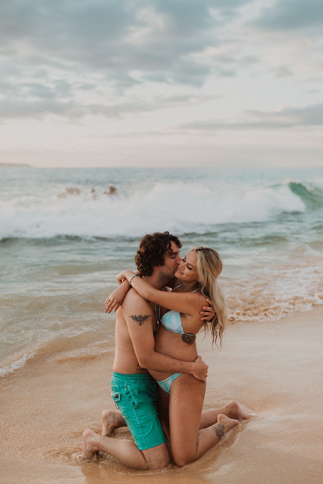 Beautiful Couple Posing On Sea Beach Stock Photo 46036933 | Shutterstock