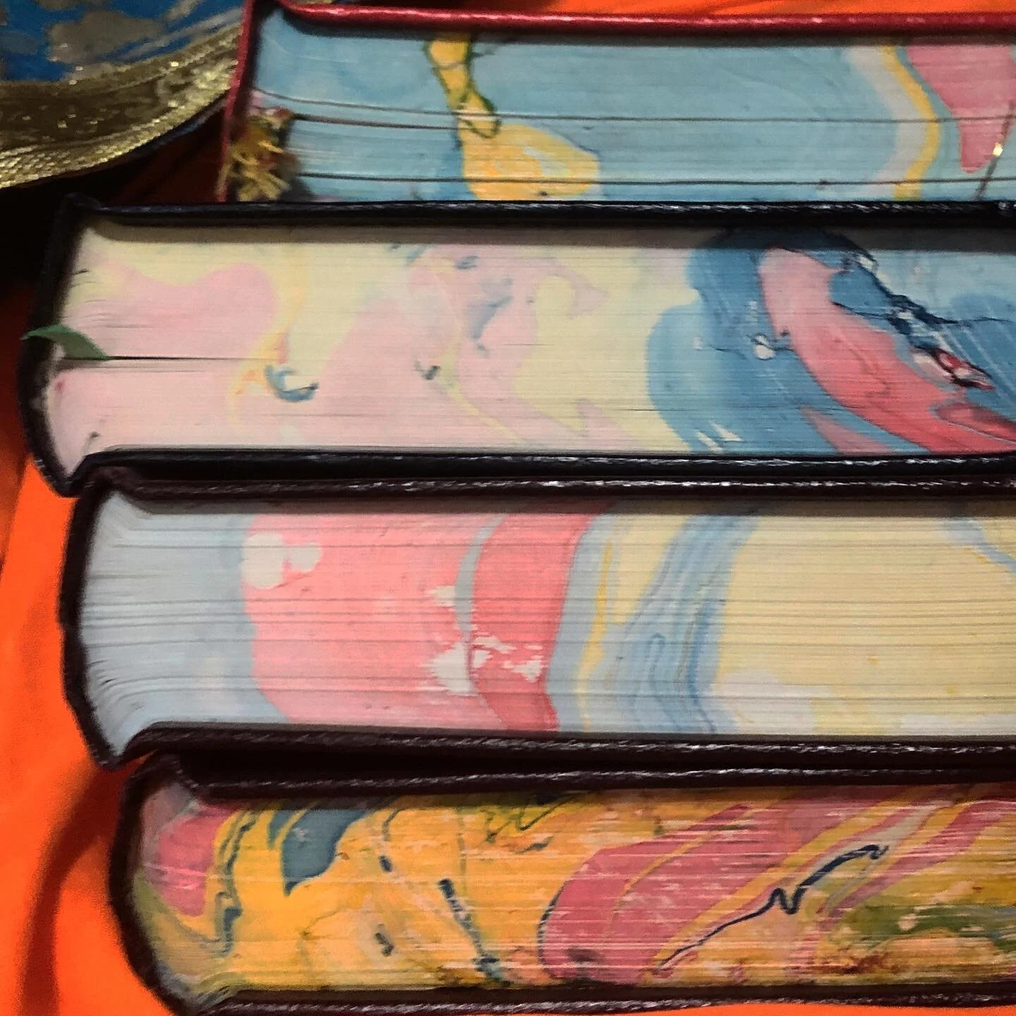 marbled fore-edges of ancient scripture (sggsj), our origins