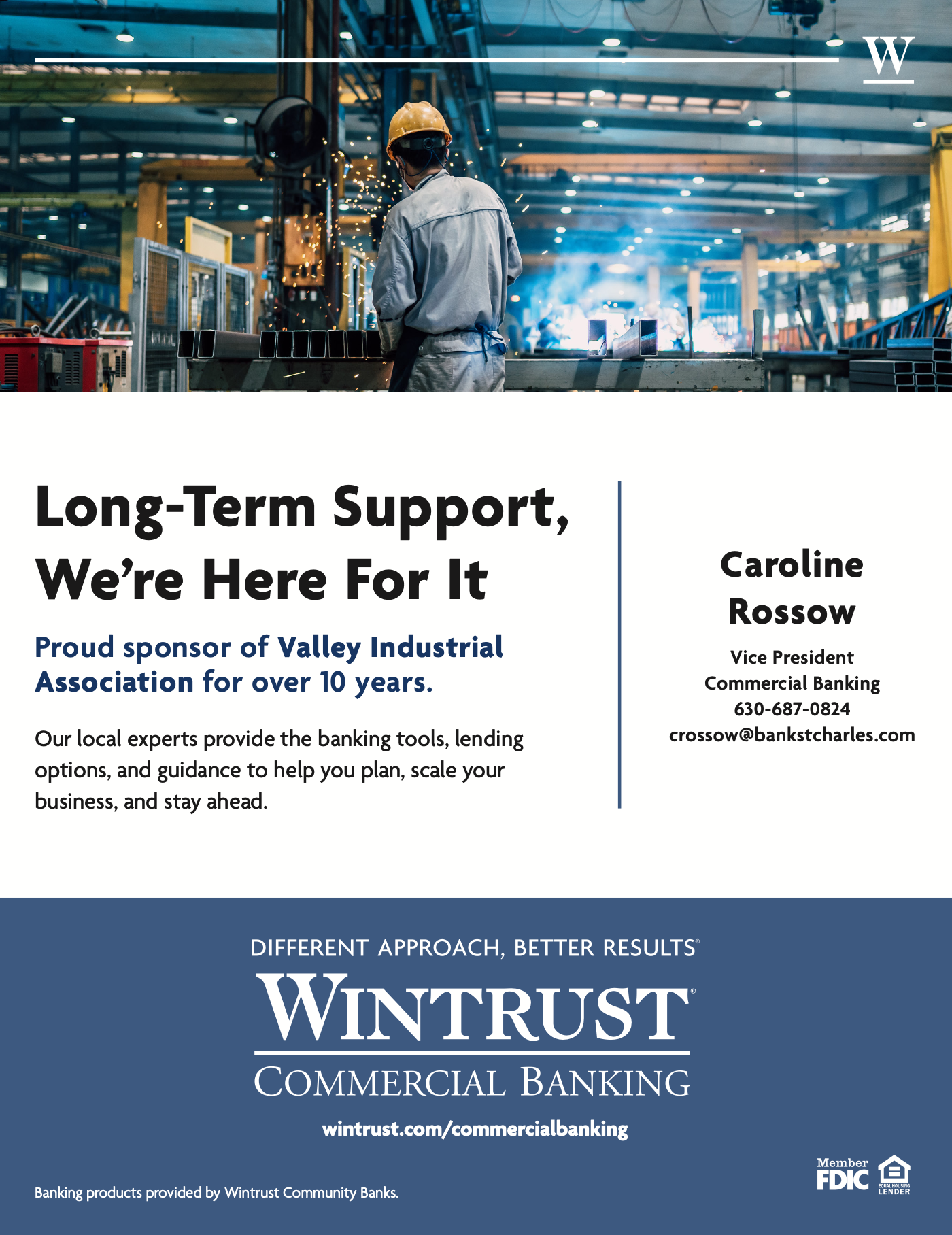 Wintrust Commercial Banking ad