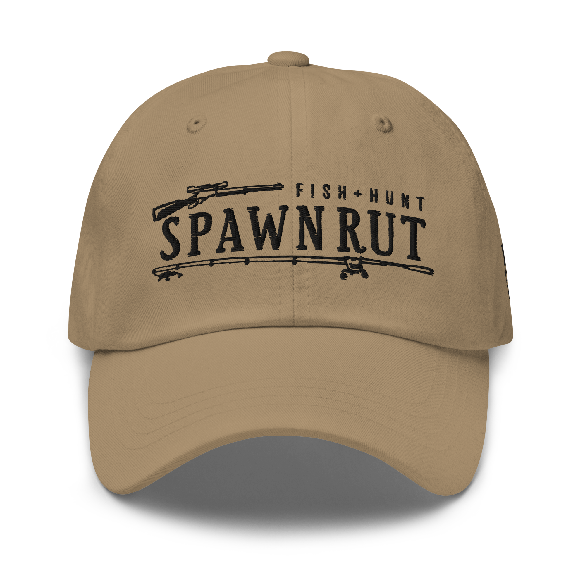 SpawnRut - Fish + Hunt - Khaki Dad Hat