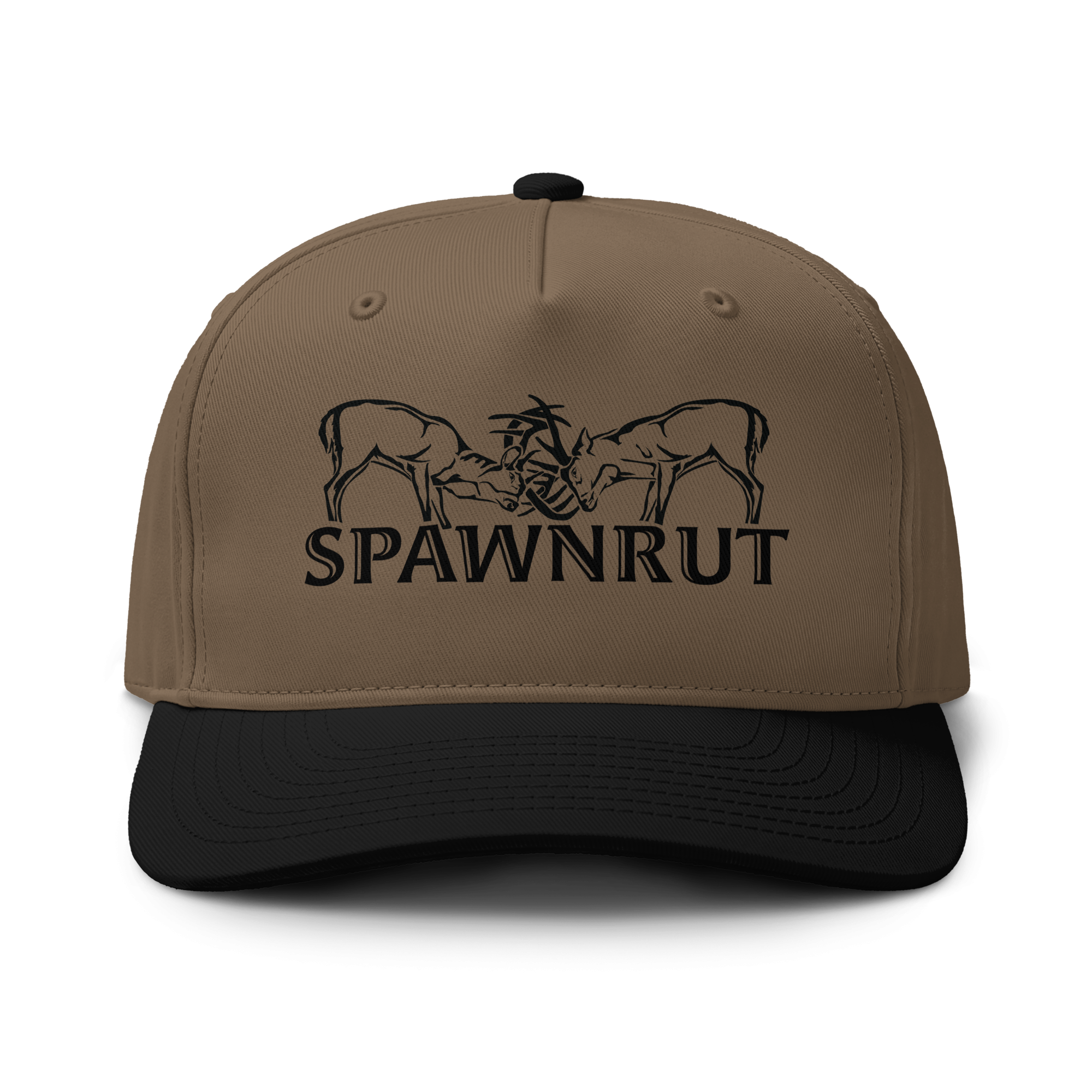 SpawnRut - The RUT Is On II DTF - Walnut/Black Class Two-Tone Snapback Cap