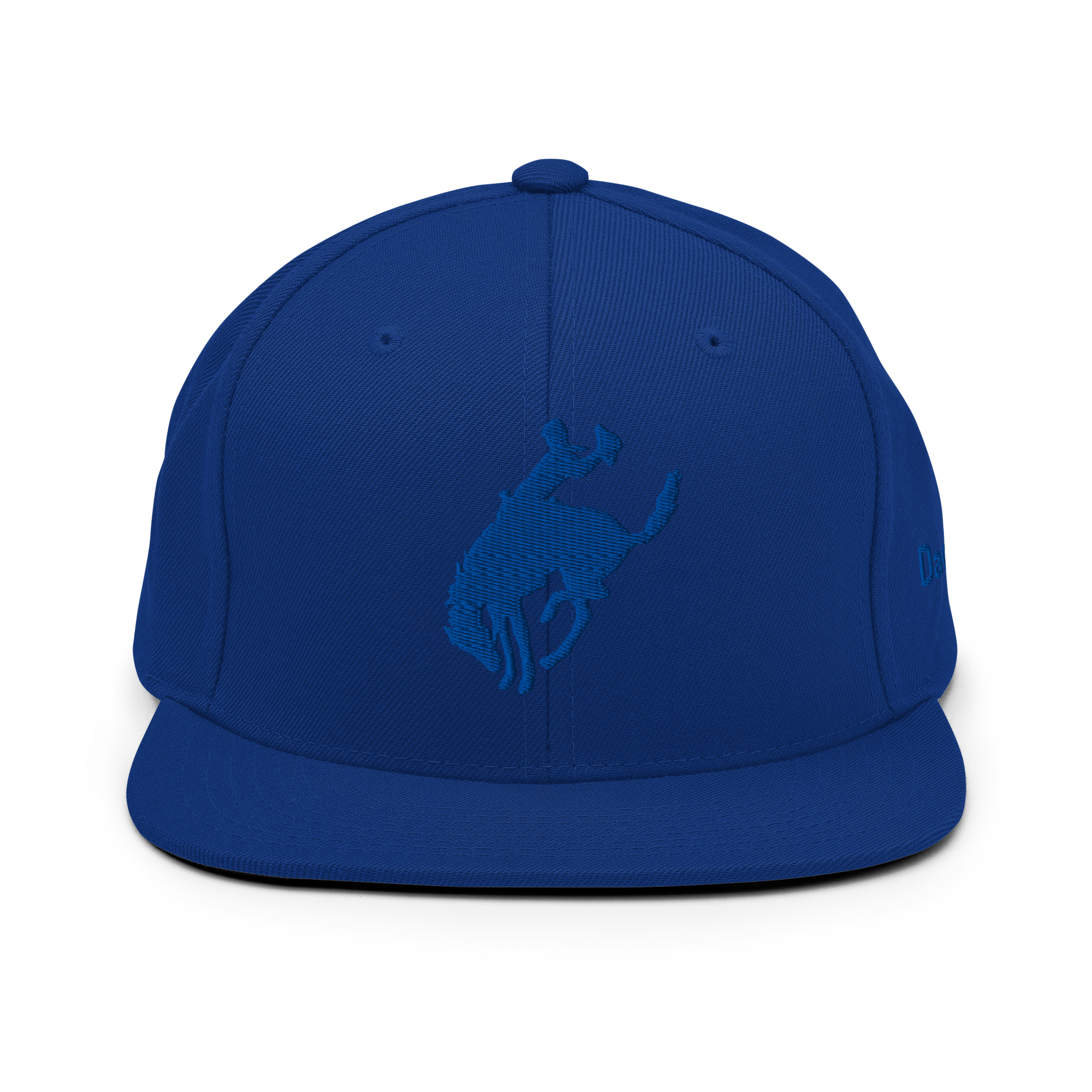 GO BUCKS - New Buckaroo - Adult Blue On Blue Snapback Hat (CUSTOM)