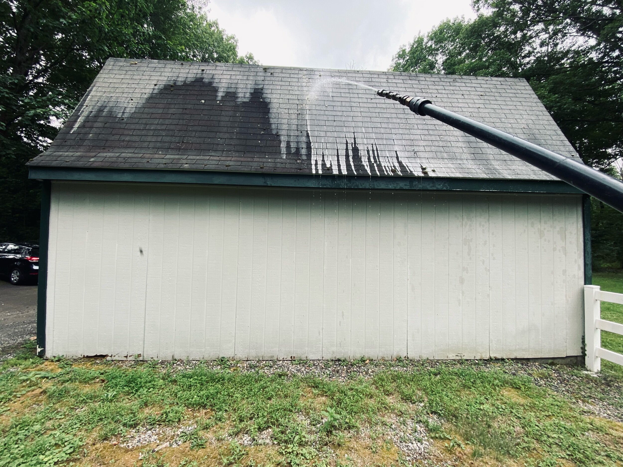 soft wash roof