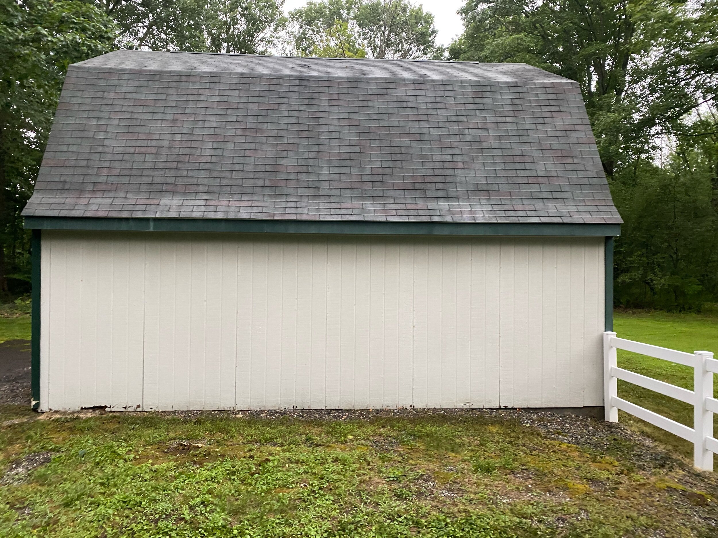 roof cleaned