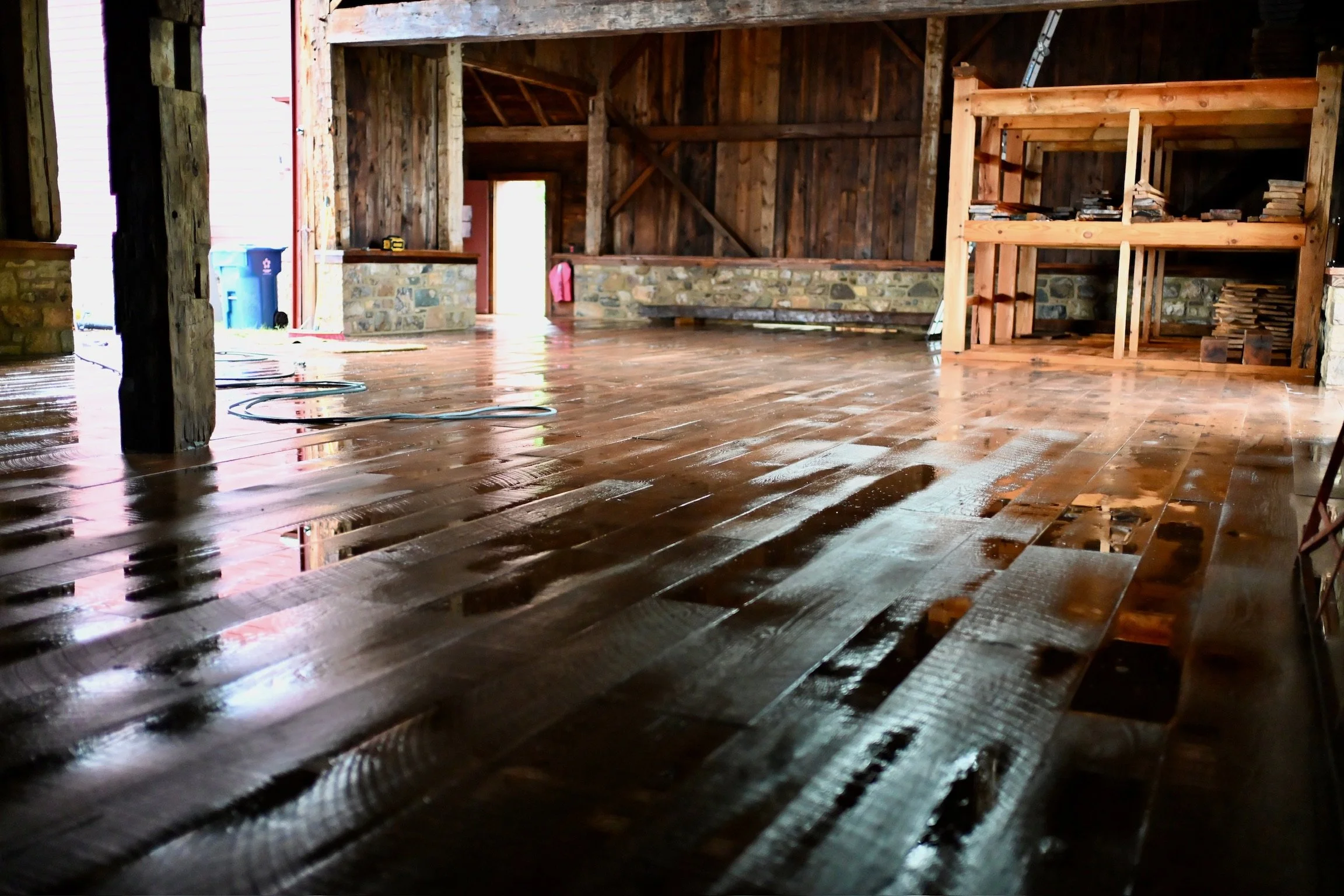Deep Cleaning a barn out in Lebanon NJ