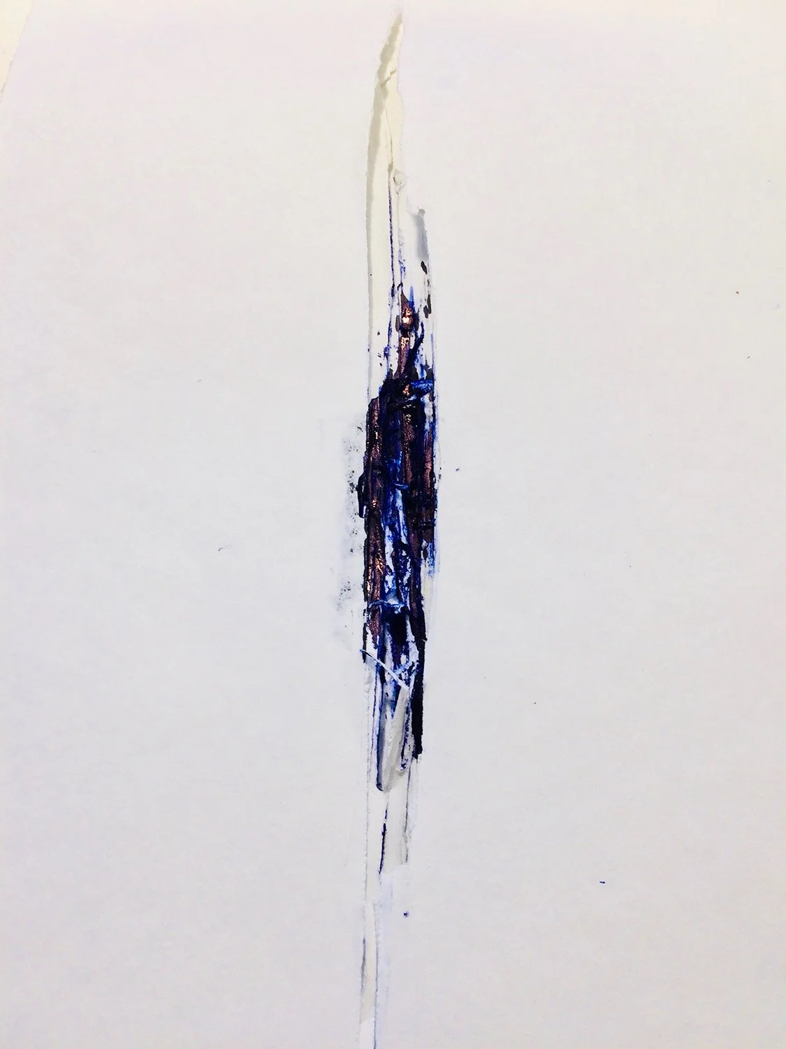 Diptych:  My intimacy, 2021 (pen/ink on paper) \ Miriam Fabijan