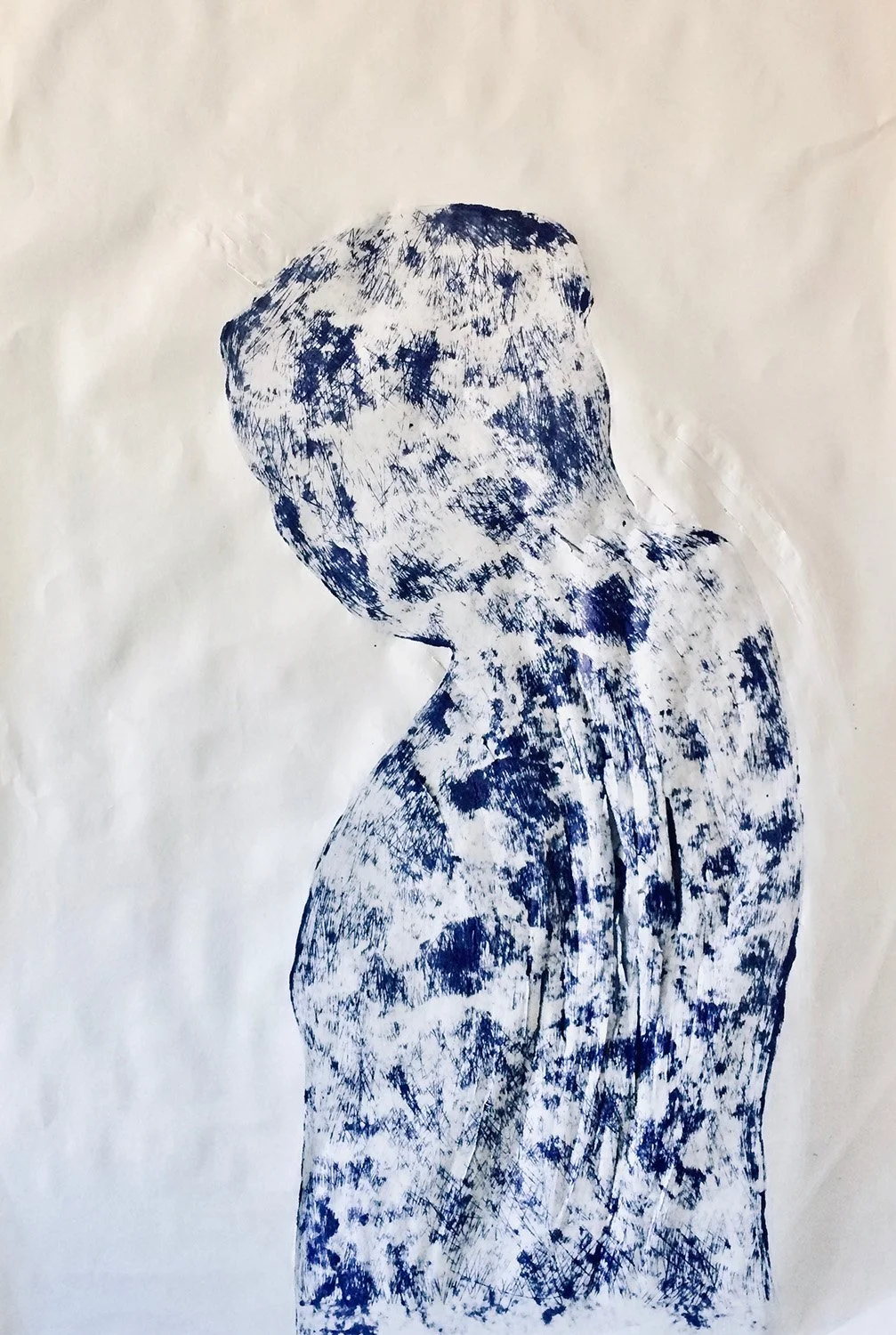 Deeply, 2021 (pen/ink on paper) \ Miriam Fabijan