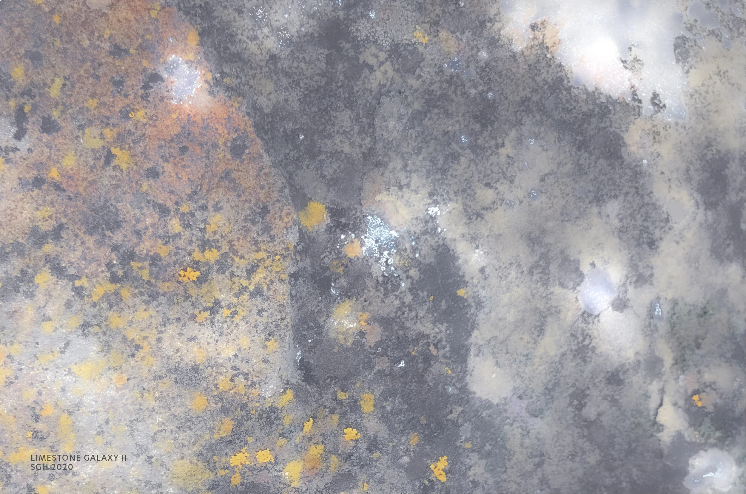    “Limestone Galaxy II”      based on a photo by Susan Graber Hunsberger  