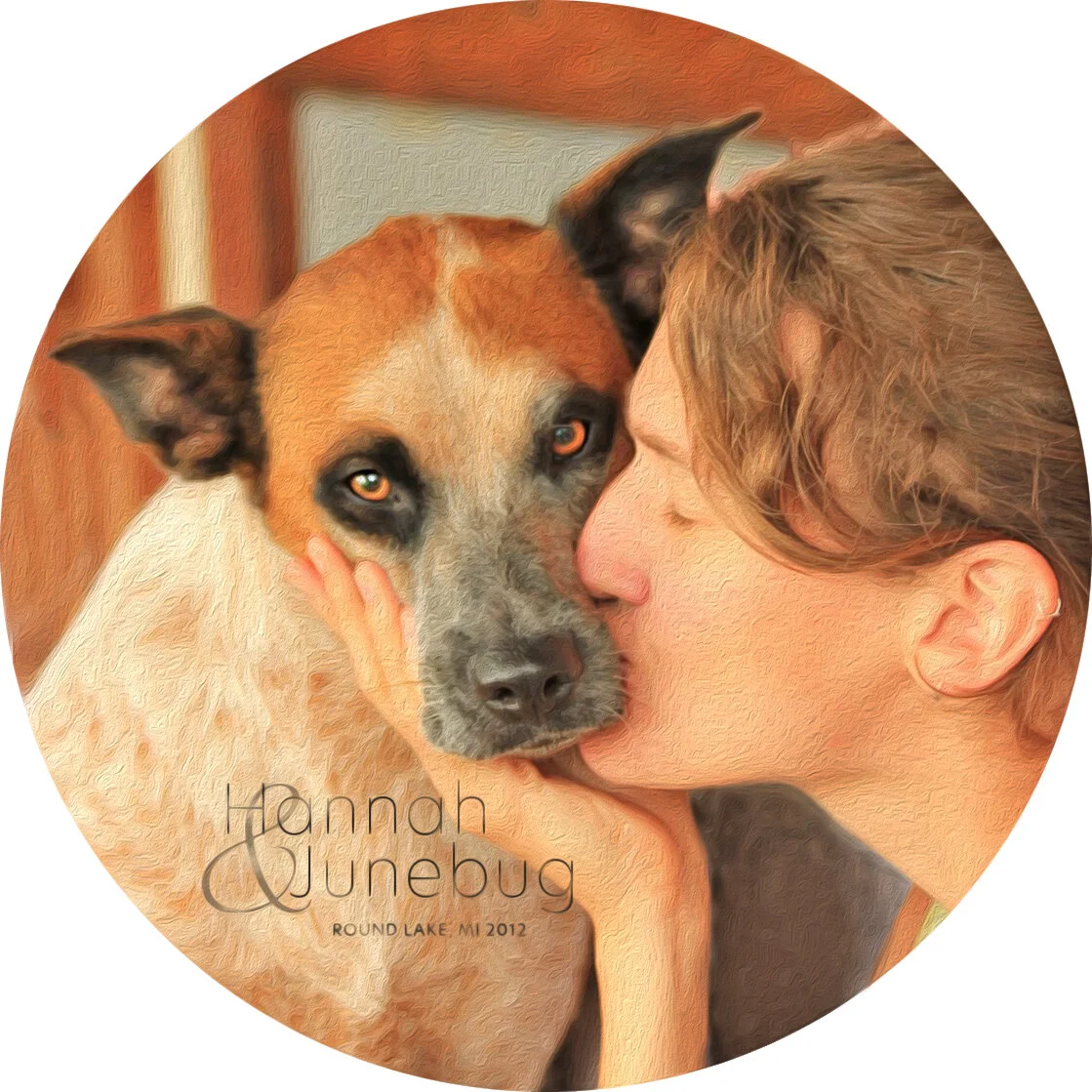    “The Kiss”      based on a photo by Susan Graber Hunsberger 
