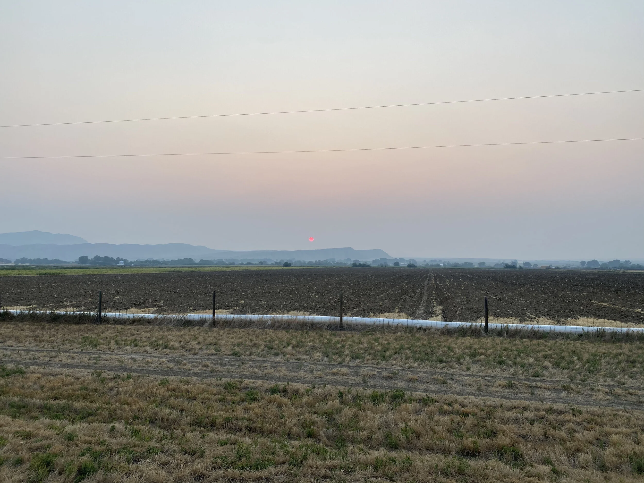 En route to location of the first Fu-go balloon sighting and bombing, the skies of Wyoming were eerily yet fittingly stained by smoke from California’s worst ever fire season.