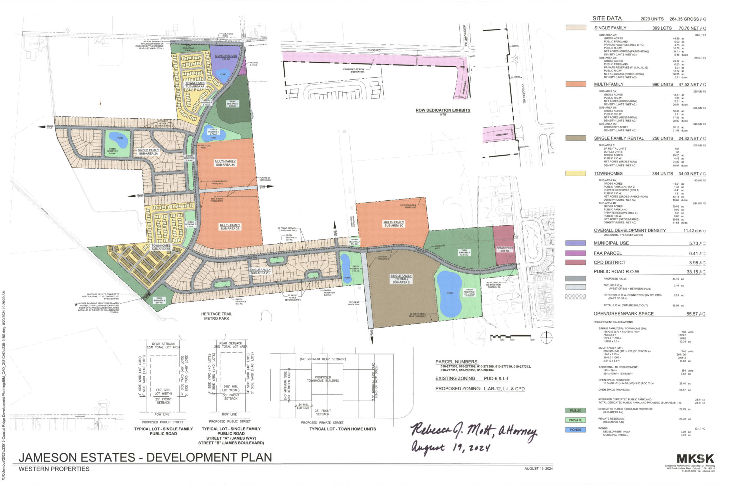 Jameson Estate Development Plan
