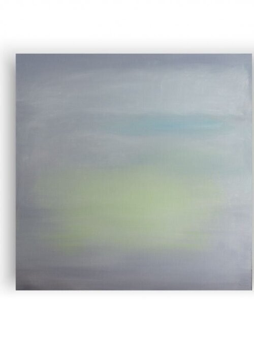 Green Mist | Oil on Canvas | 40x40 | Sold