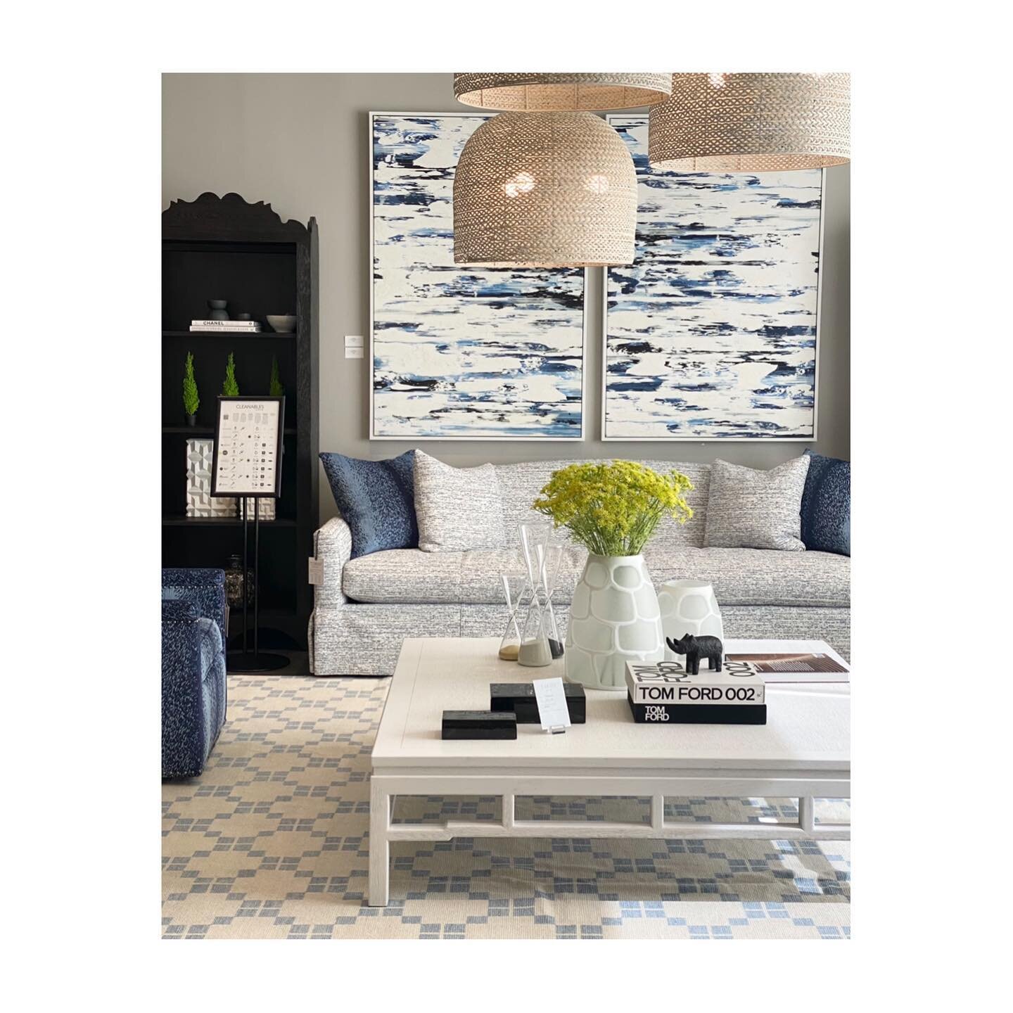 Loved the coastal vibe at the @crlaine showroom at @highpointmarket last week