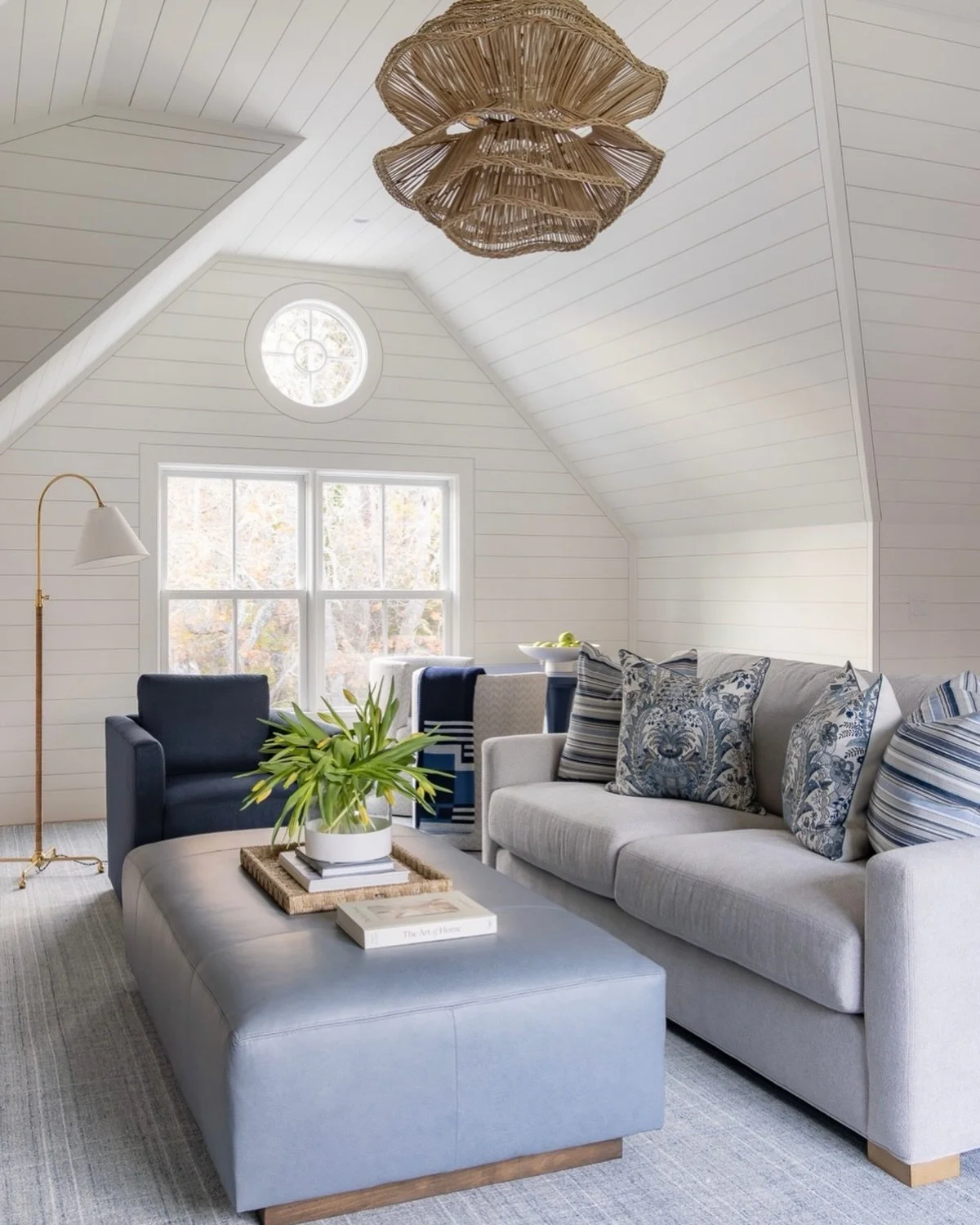 Natural light, texture and layers of blue.