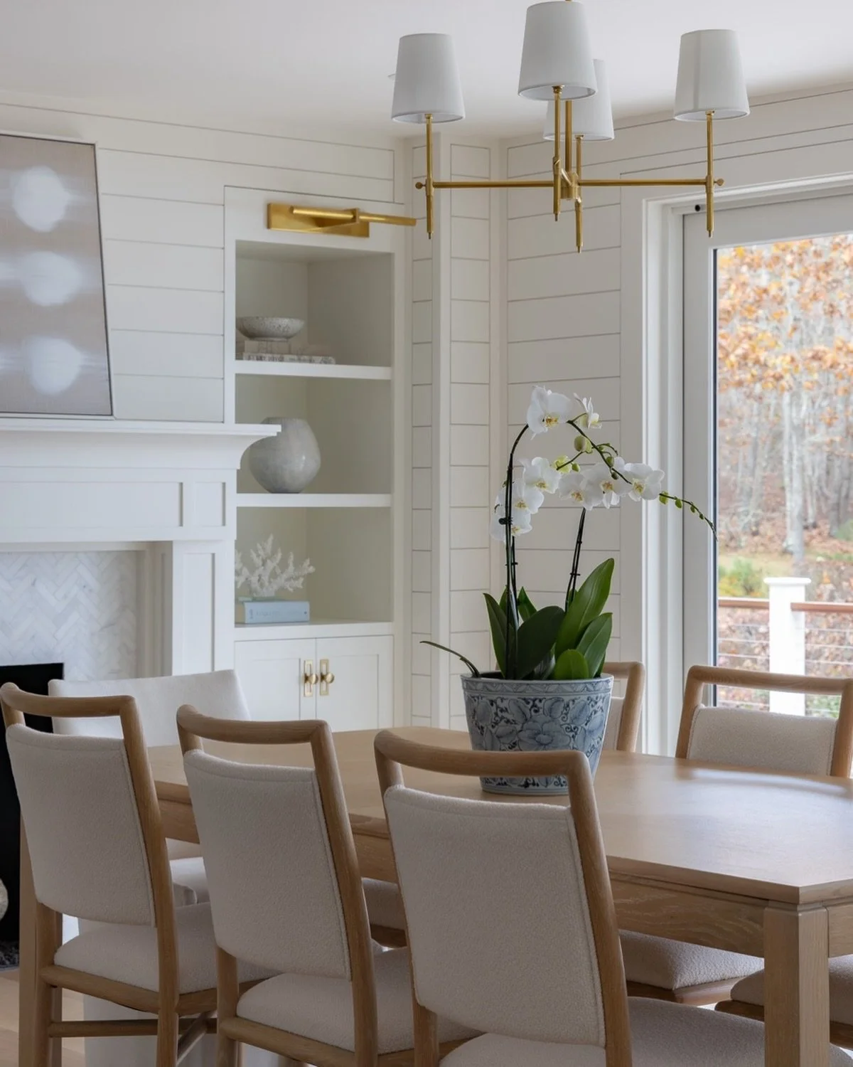 Dining together is at the heart of this home.