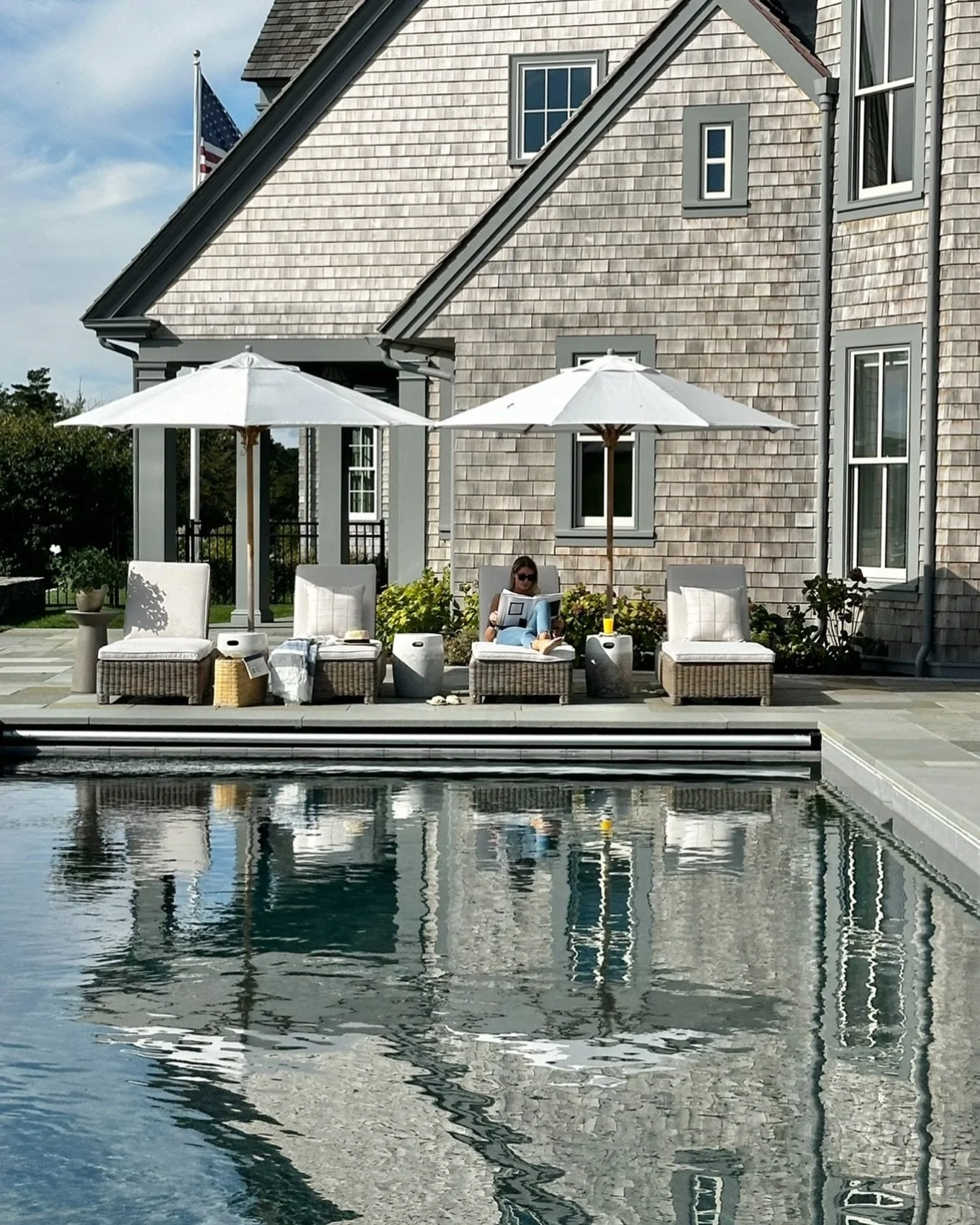 Summer in New England! 

We love designing outdoor spaces as much we love indoor spaces!