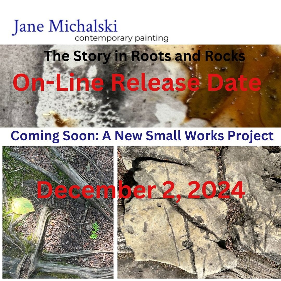 I&rsquo;m so excited to bring this series to you! The on-line release date for &ldquo;The Story in Roots and Rocks&rdquo; is Monday December 2, 2024. All work will be posted  and available for purchase through my website or by contacting me directly.