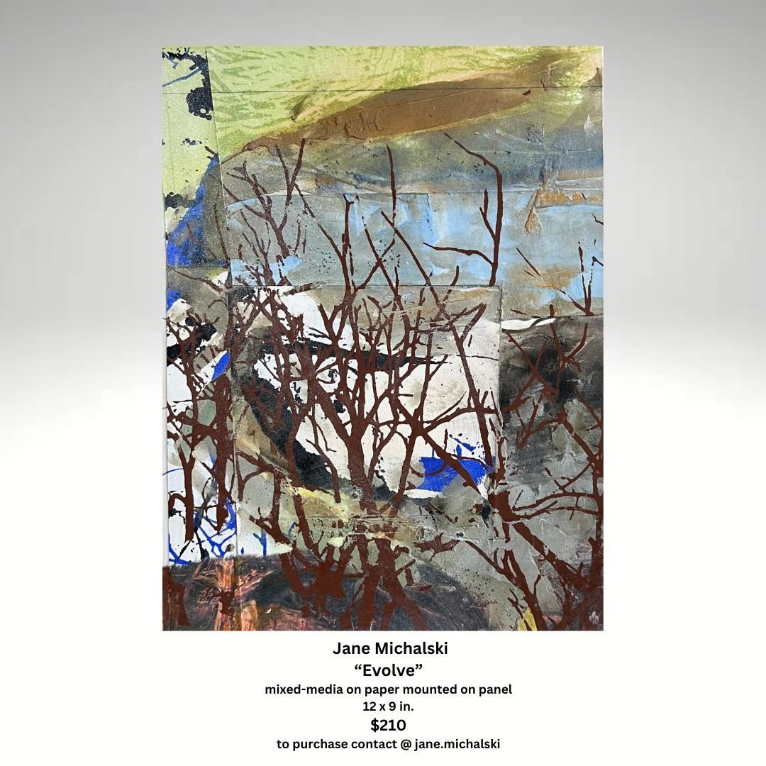 &quot;Evolve&quot; See more by following the link in my bio to The Story in Roots and Rocks. Available on my website or contact me directly @jane.michalski. Price includes free shipping in the US or delivery in the Chicago area.

#smallartworks #artf