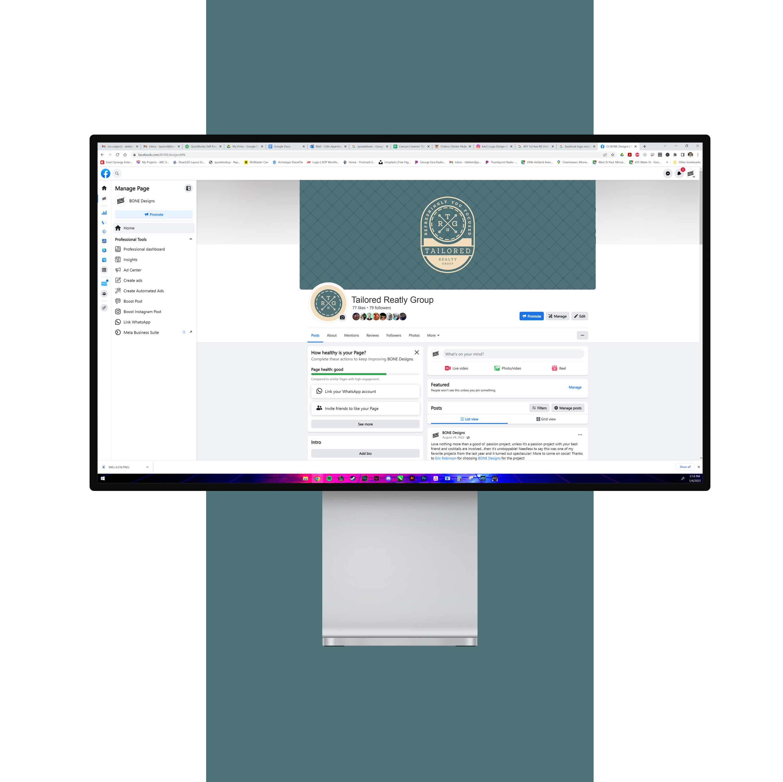 Tailored Realty Logo Brand Identity — BONE Designs