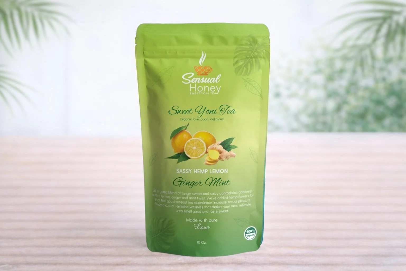 Sassy Hemp Lemon Ginger Tea
