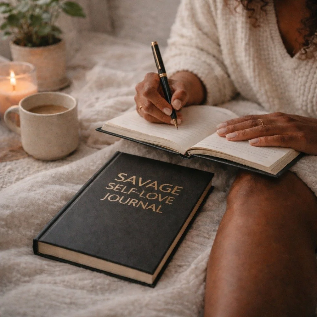 savage self love journal with lady.jpg