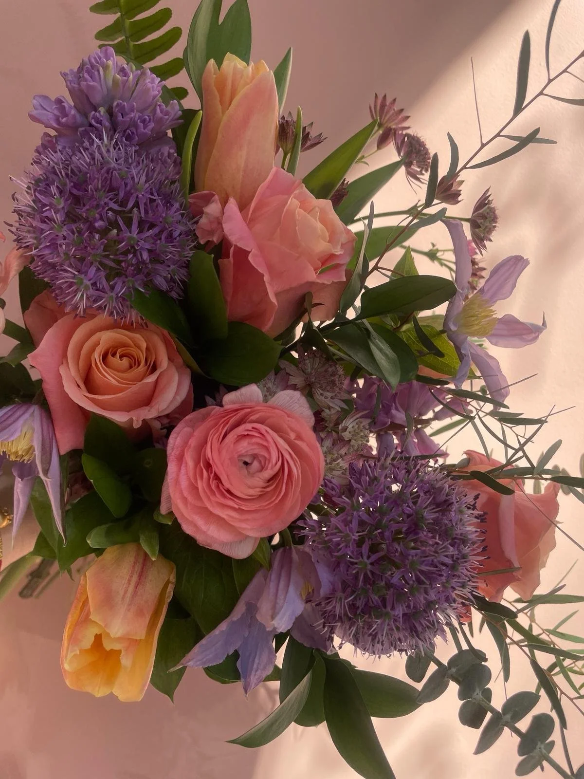 Fuzzy Peach Arrangement/Bouquet