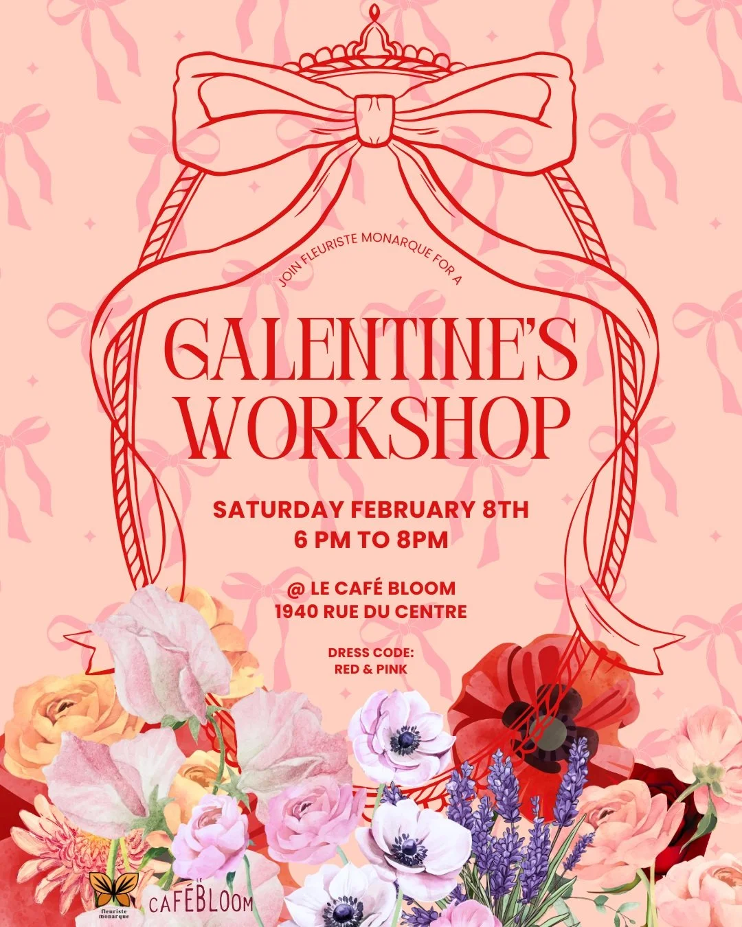 Galentine's Day Floral Workshop - February 6th & 7th 2026