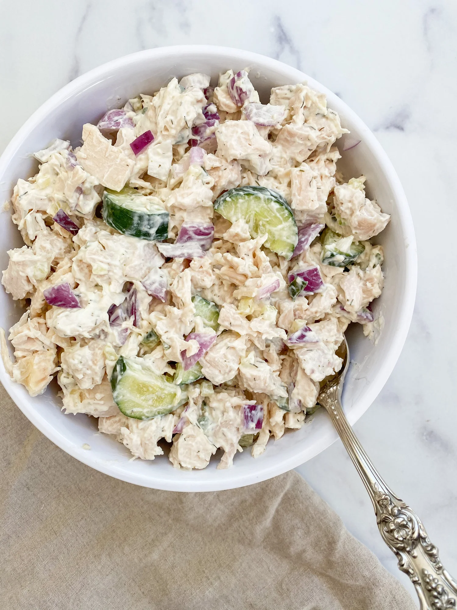 Tzatziki Chicken Salad — The Peachie Spoon High Protein Recipes