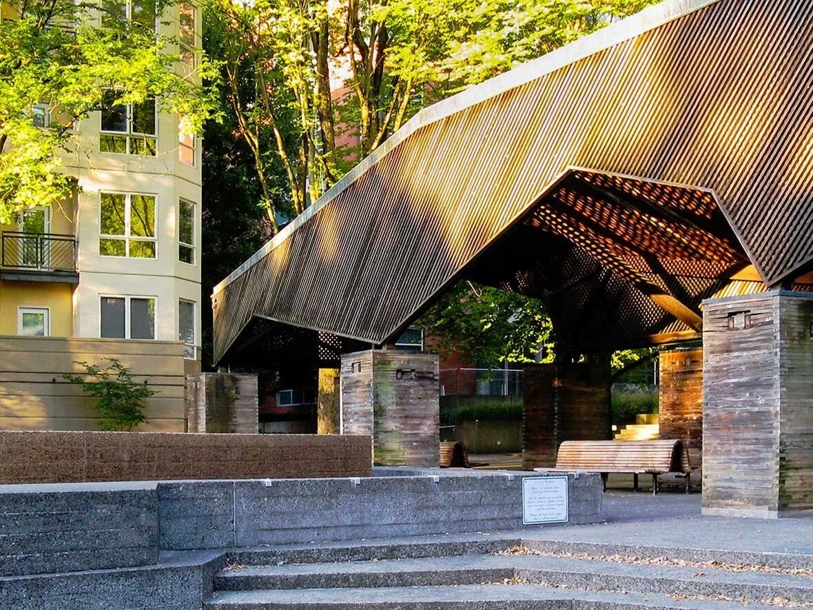 LOVEJOY FOUNTAIN SHELTER RESTORED
