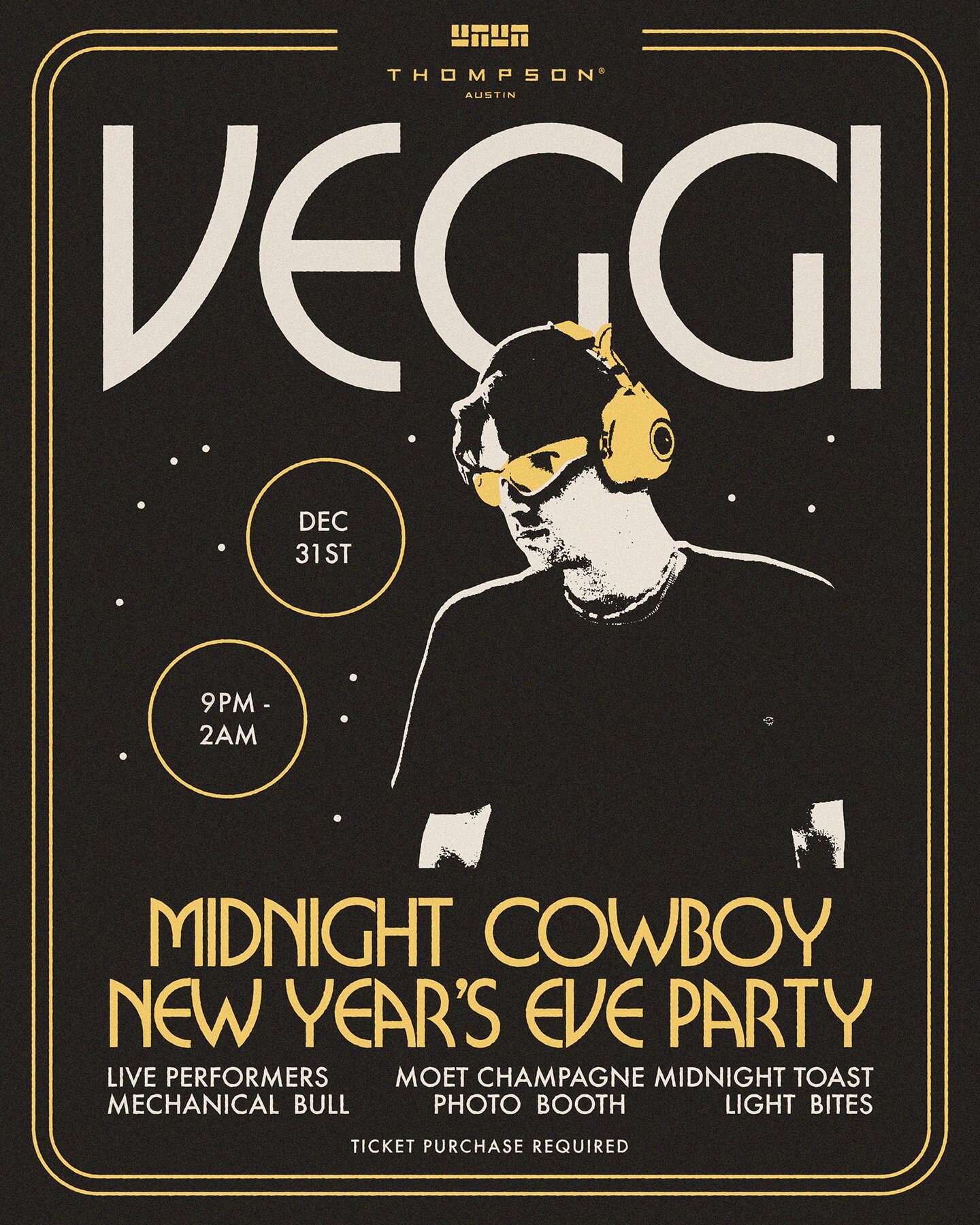 📍 Austin

#nye @waxmyrtles w/ @veggibeats is going to be 🔥 

Early set by @djnayyz &amp; more surprises in store!
