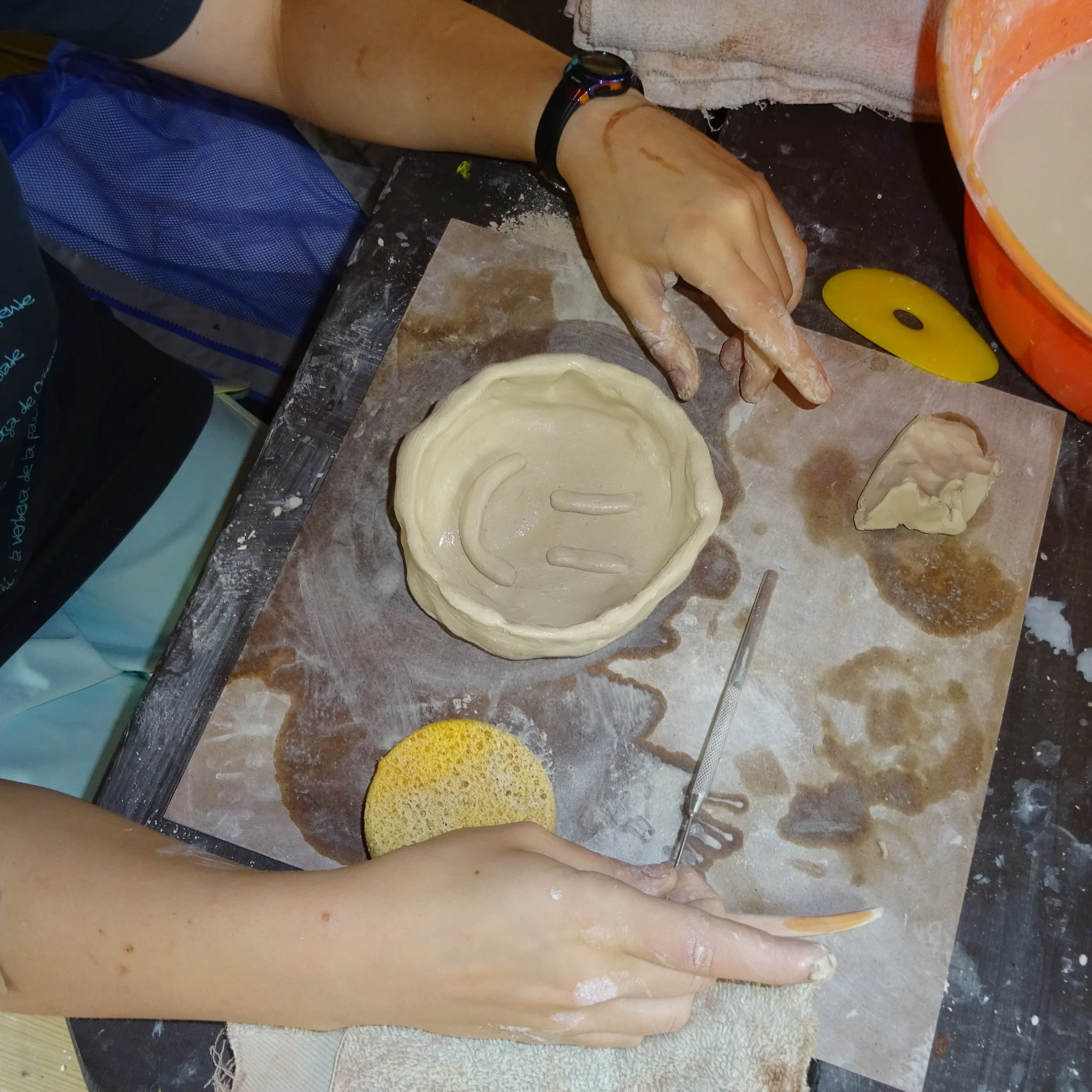 Clay Time at @brownledgecampvt 🤎💛