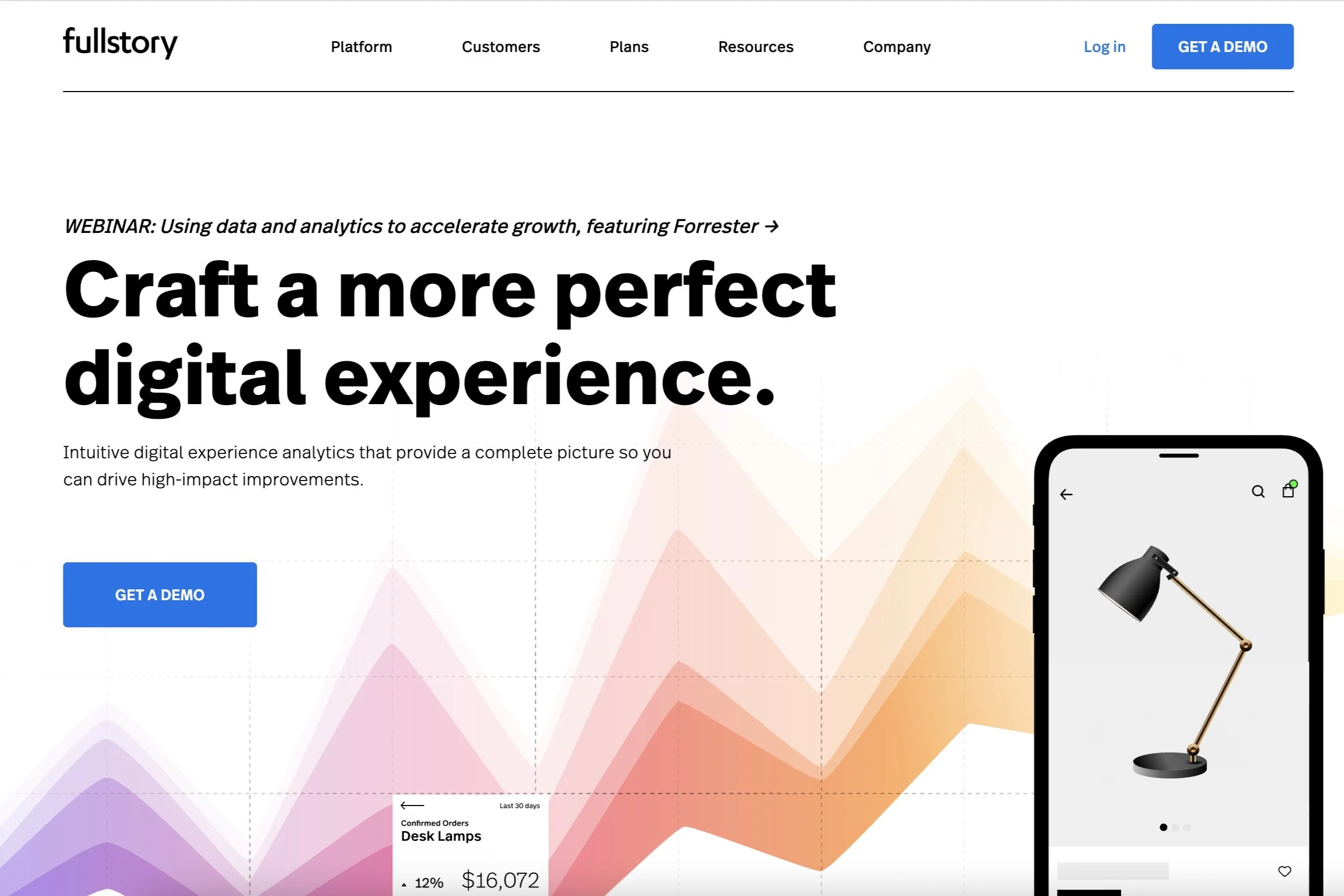 fullstory homepage - hero