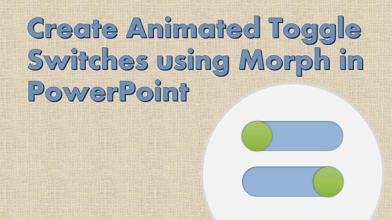 Create animated toggle switches using morph