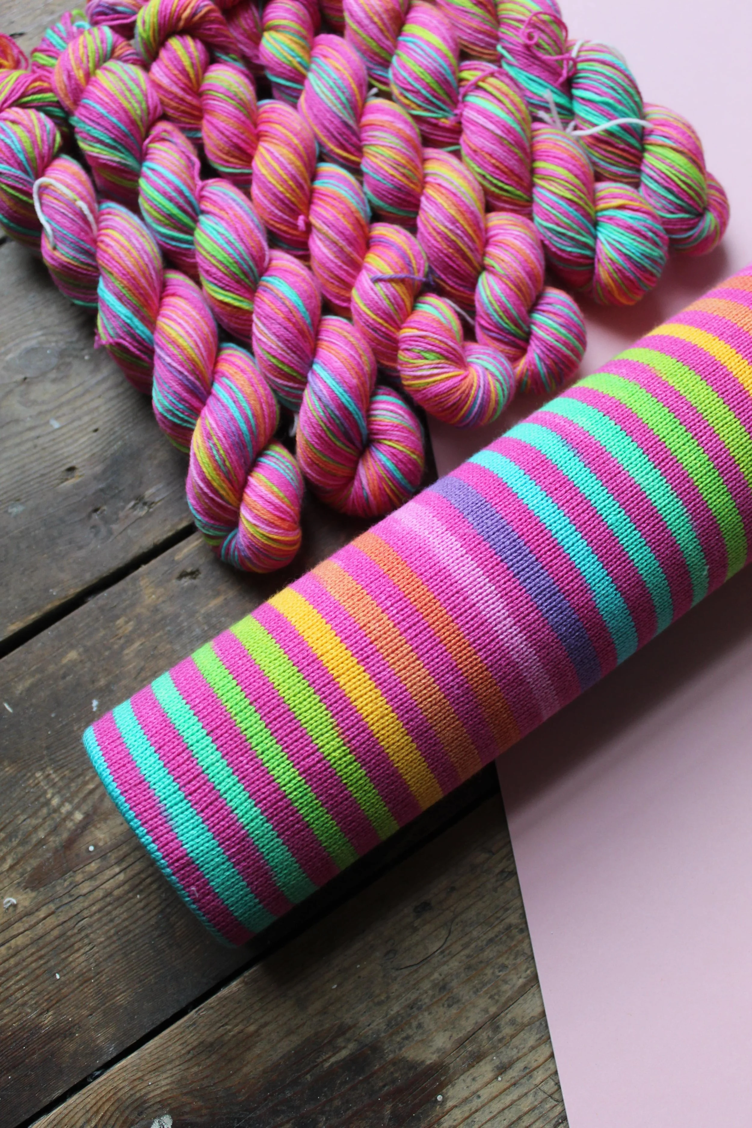 Candy-Floss - Dreams  - Hand-dyed self-striping sock yarn
