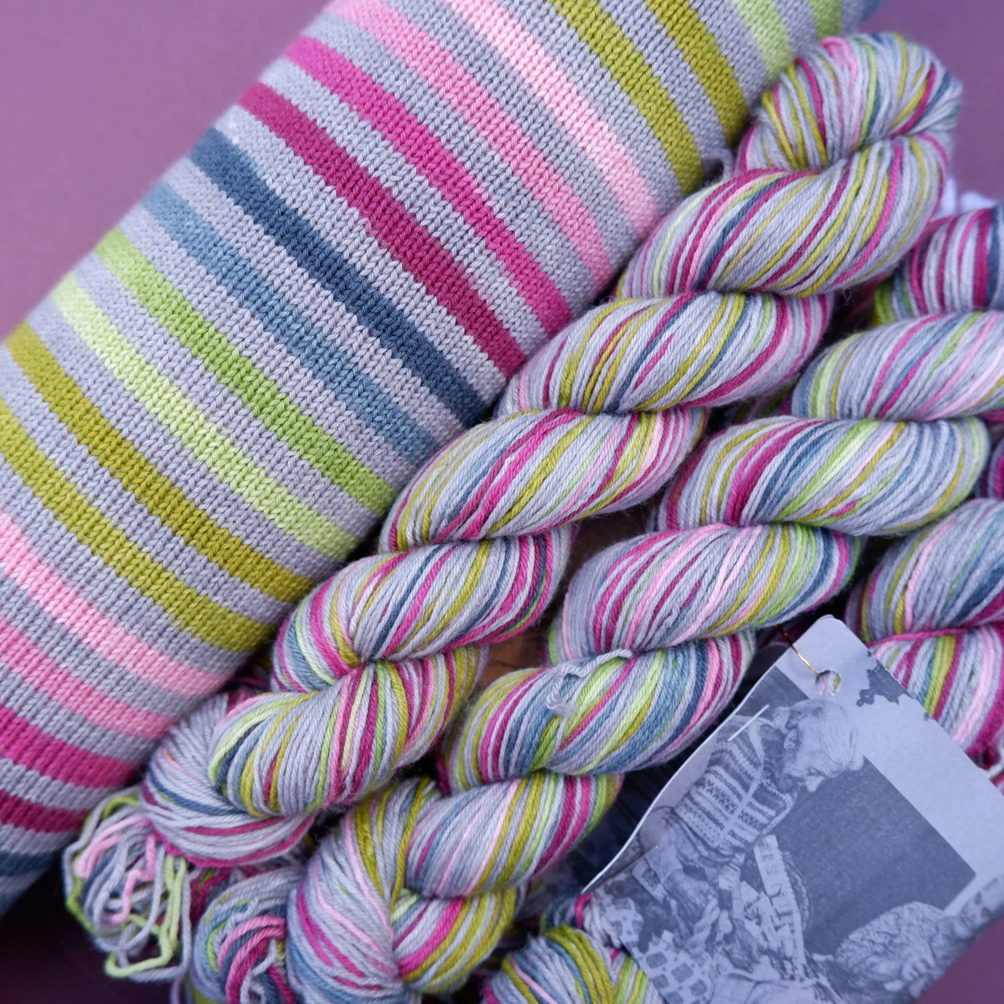 Best Friends - Hand Dyed Self-Striping Yarn