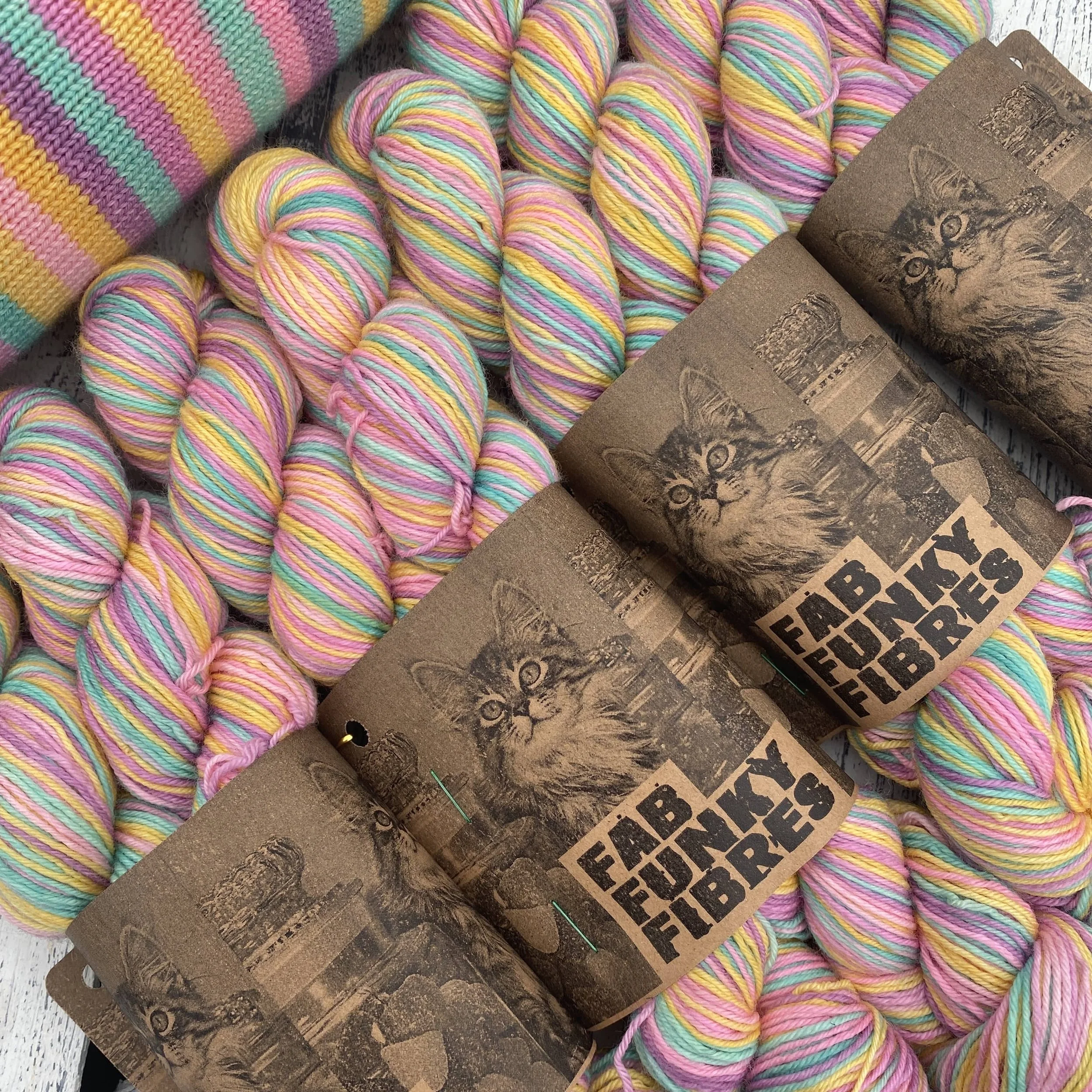 Sweet Treats - Self-striping hand-dyed yarn